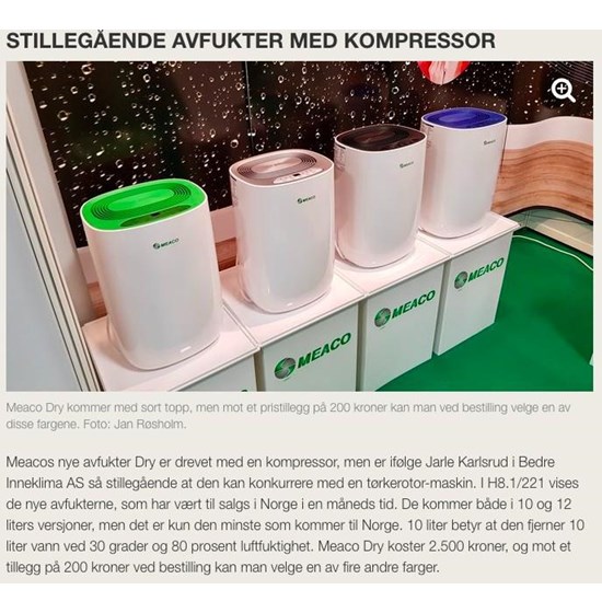 MeacoDry affugter 10L ABC