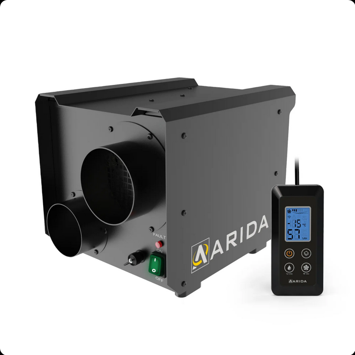 Arida Pro S25 WiFi-affugter med HEPA-filter og Mold Mode™